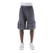 Cargo Denim-Lignende Shorts