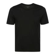 Sort Halværmet Lyocell T-Shirt
