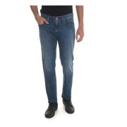 Denim Jeans med lynlås