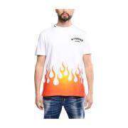 Fire T-Shirt Hvid