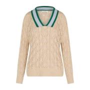Bomuld Club V-Hals Sweater
