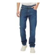Regular Fit 5-Lomme Jeans Medium Vask