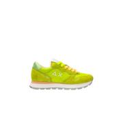Ally Solid Nylon Lime Sneakers