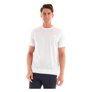 Hvid Regular Fit Bomuld T-Shirt