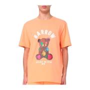 Unisex Jersey T-shirt i Papaya