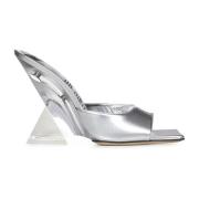 Sølv Krystal Kile Sandaler