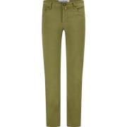 Slim Grøn Oliven Stretch Bomuld Jeans