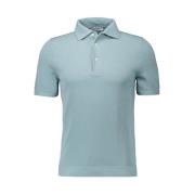 Blå Polo Shirt Regular Fit Sommer