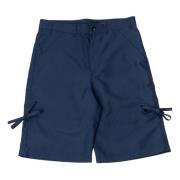 Navyblå Polyester Shorts