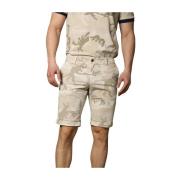 Camouflage Slim Fit Bermuda Shorts