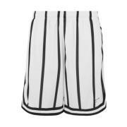Mesh Shorts i hvid polyester