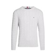 Klassisk Cable Crew Neck Sweater