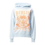 Sunset Palm Blue Hoodie Irina