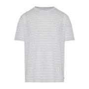 Stribet Linned Bomuld T-shirt