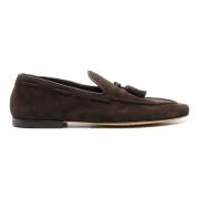 Suede Tassel Loafers Made in Italy