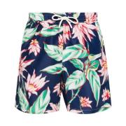 Blomstrede Badeshorts