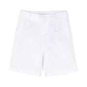 Optisk Hvide Shorts