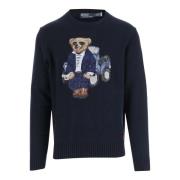 Bomuld Crew Neck Polo Bear Sweater