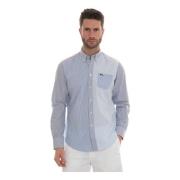 Patchwork Button-Down Casual Shirt