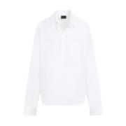 Hvid Bomuldsskjorte Kvinders Mode