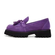 Platform Loafers - Violet