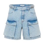 Denim Shorts & Knickers Mid Blue Washed