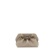 Lys Taupe Vegan Clutch Taske