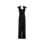 Jumpsuit med fjer