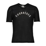 Mesh Baseball T-shirt Logo Print