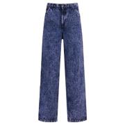 Marmorfarvet denim jeans