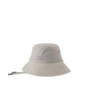 Syntetisk Bucket Hat i Kridt