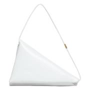 Læder prisma trekant taske
