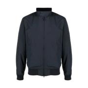 Marineblå Harrington-jakke med lynlås