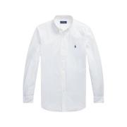 Stræk Bomuld Skjorte - Hvid