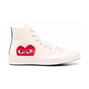 White Heart CT70 Hi Top Sneakers