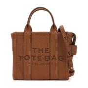 Grained Leather Mini Tote Bag