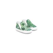 Grøn Paisley Slip-On Sneakers