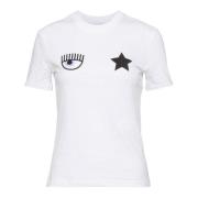 Broderet stjerne T-shirt