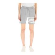 4-Bar Loopback Cotton Jersey Shorts