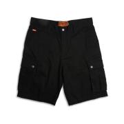 Sort Denim Cargo Shorts