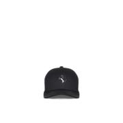 Sort Perforeret Baseball Hat