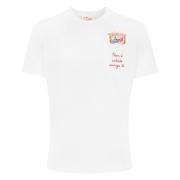 Herre Bomuld T-shirt Hjerte Print