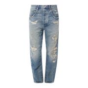 Blå Baggy Fit Jeans