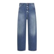 Blå Jeans med 5 Lommer