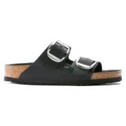 Big Buckle Damesandal - Sort