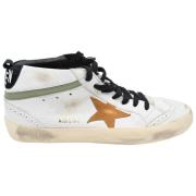 Klassiske Mid Star Sneakers Hvid Brun