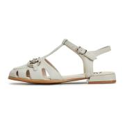 Moderne flade såler sandaler - Beige