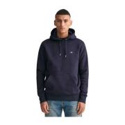 Hoodie med broderet logo