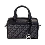 Signature PVC Rejse Duffle Crossbody Taske med Kortholdere