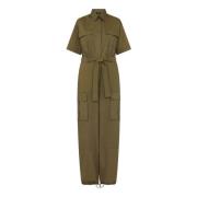 Cargo Jumpsuit i Bomuldsblanding